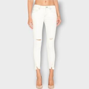🔴 3/$25 AMO Revolve Twist Skinny Jean In Moon Destroy Neutral 25